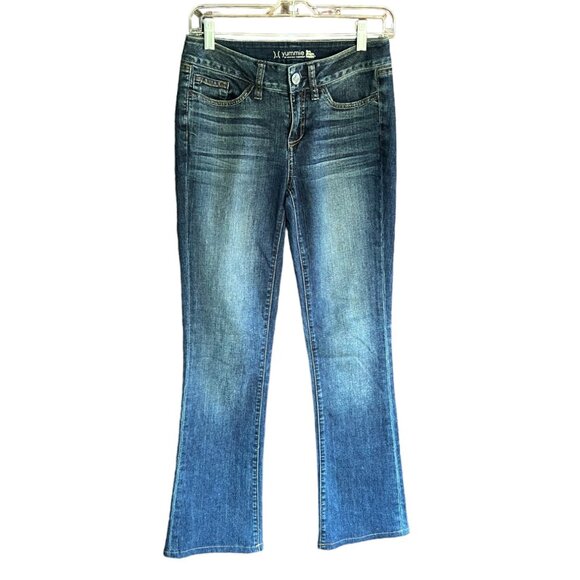 Women's Yummie by Heather Thomson Live.Shape.Happy. Denim Boot Cut Jeans Size 26 - Picture 1 of 10